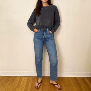 Abercrombie & Fitch Blue Straight Leg Jeans